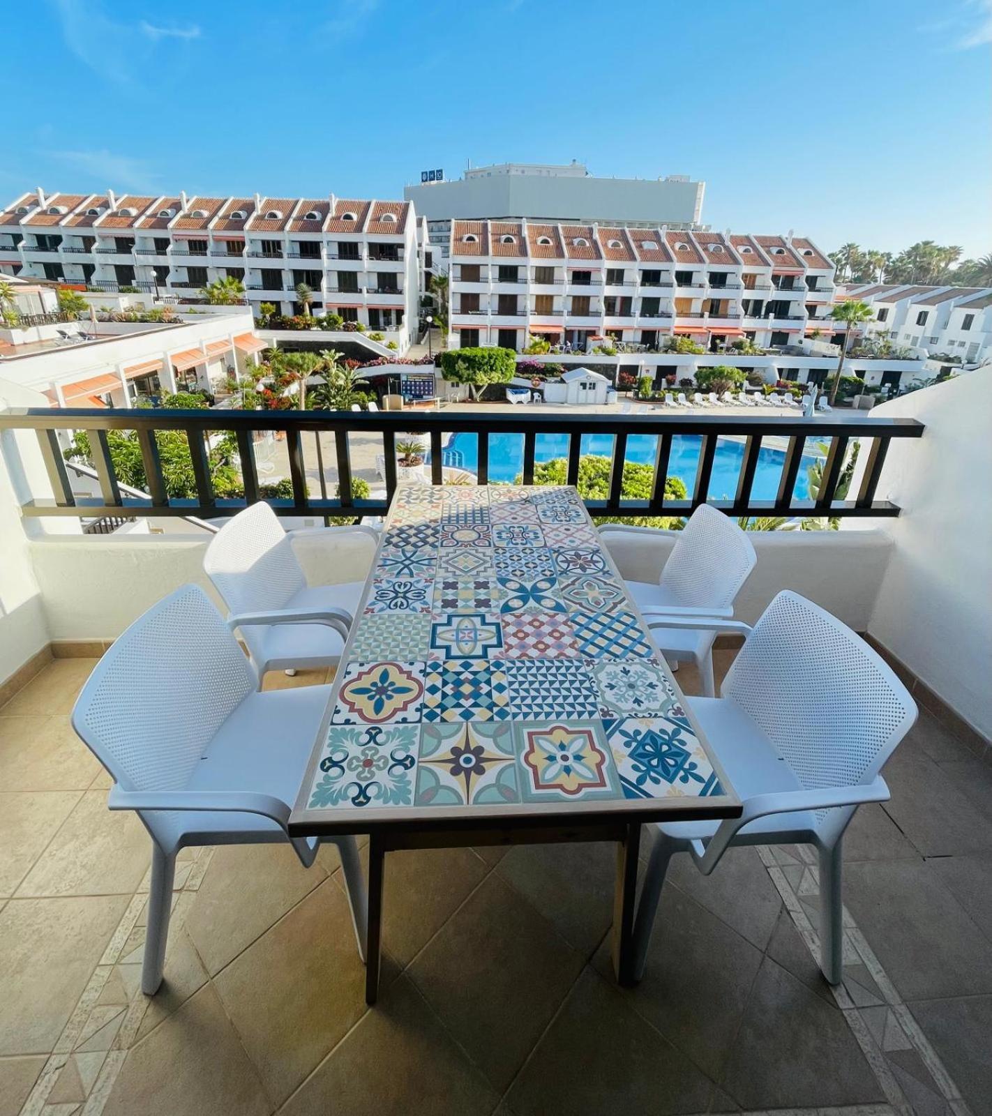 Duplex Michelle Parque Santiago I En Playa De Las Americas Exterior foto